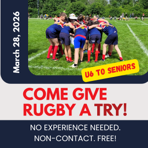 Try Rugby Day 2026. March 28, 2026. Details on the webpage.