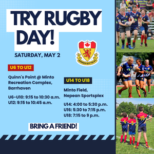 Try Rugby Day, Saturday, May 2, 2026